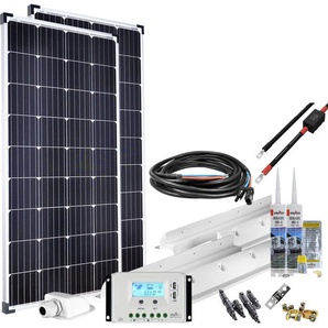OFFGRIDTEC Solaranlage mPremium XL-300W/12V Wohnmobil Solaranlage Solarmodule Wohnmobil Solaranlage schwarz Solartechnik
