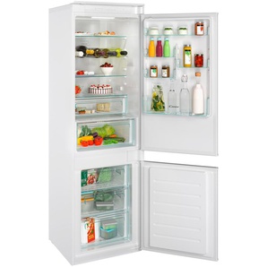 E (A bis G) CANDY Einbaukühlgefrierkombination CBT5518EW Kühlschränke weiß Kühl-Gefrierkombinationen