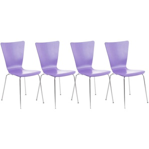 Frukla Dining Chair - Modern - Purple - Metal - 43 cm x 50 cm x 84 cm