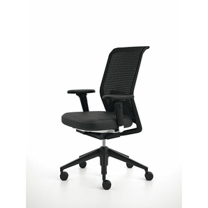 Vitra Bürodrehstuhl ID Mesh schwarz, Designer Antonio Citterio, 97-109.5x59x66-79.5 cm
