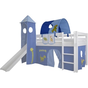 Tunnel Dinosauerier für Hochbett Höhle Etagenbett Spielbett Kinderbett Bettdach