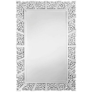 Xora Wandspiegel , Silber , Glas , rechteckig , 120x80x2 cm , Schlafzimmer, Spiegel, Wandspiegel