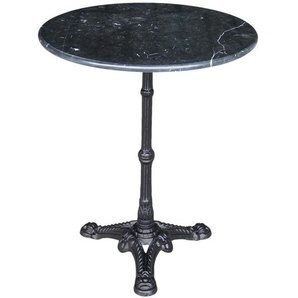 Livetastic Bistrotisch , Schwarz , Stein , rund , Säule , 60x73 cm , Esszimmer, Tische, Esstische, Esstische rund