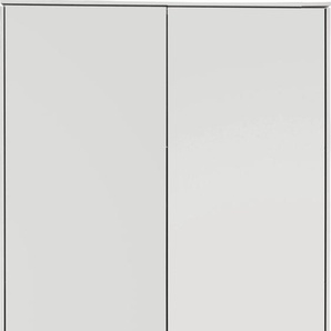 Drehtürenschrank LODDENKEMPER Malibu Schränke Gr. B/H/T: 102 cm x 222,9 cm x 59,5 cm, Basisausführung, 2 St., weiß (bianco matt) Drehtürenschrank Kleiderschrank Kleiderschränke Schränke 2 türig