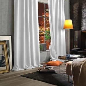 heine home Vorhang, (1 St.) 245 cm, Multifunktionsband, 135 cm weiß Vorhang Wohntextilien Heine Home