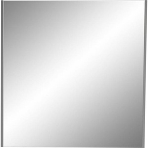 Dieter Knoll Wandspiegel , Alu , Metall, Glas , rechteckig , 57x56x4 cm , in verschiedenen Größen erhältlich, waagrecht montierbar , Schlafzimmer, Spiegel, Wandspiegel