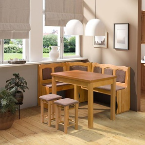 Küchenecke Mintel Tisch Holz Ecke Modern Esszimmer Elegant Sitzgruppe