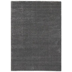Novel Webteppich , Anthrazit , Textil , Uni , rechteckig , 160 cm , Teppiche & Böden, Teppiche, Moderne Teppiche