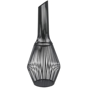 Windlicht - schwarz - Eisen - 59,5 cm - [24.0] | Möbel Kraft