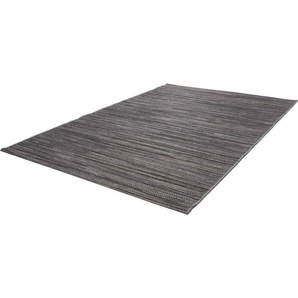 Teppich LALEE Sunset 600 Teppiche Gr. B/L: 160 cm x 230 cm, 7 mm, 1 St., grau Flachgewebeteppich Kurzflorteppich Outdoorteppich Sisalteppich Teppich Webteppich Esszimmerteppiche Teppiche In- und Outdoor geeignet, Wohnzimmer