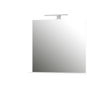 Spiegel mit Ablage - weiß - 76 cm - 75 cm - 15 cm | Möbel Kraft