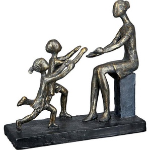 Casablanca by Gilde Dekofigur Skulptur In meine Arme, bronzefarben/grau (1 St), grau