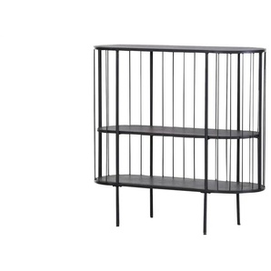 Regal - schwarz - 95 cm - 90 cm - 35 cm | Möbel Kraft