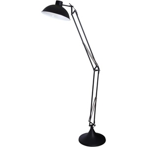 Stehlampe SALESFEVER Jack Lampen Gr. 1 flammig, Höhe: 173 cm, 1 St., schwarz Standleuchte Stehlampe Stehleuchten gefertigt aus Stahl