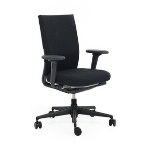 Vitra Bürodrehstuhl ID Soft Black Special schwarz, Designer Antonio Citterio, 90-108x70x52-76 cm