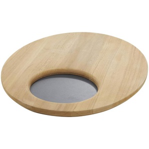 Rubens Tablett  Aluminium / Teak