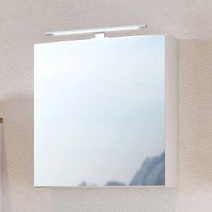 Badezimmer Spiegelschrank 1 türig Weiß