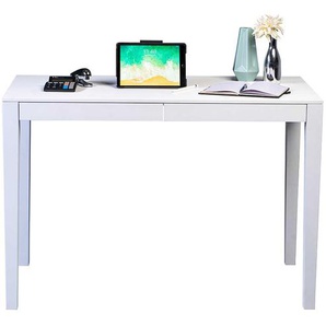 Weißer Schreibtisch in modernem Design 110 cm breit