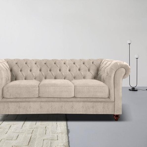 Home affaire Chesterfield-Sofa Chesterfield, mit Knopfheftung, auch in Leder