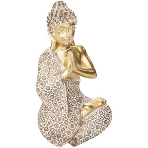 Figur sitzender Buddha Vergoldet, H.19,5 cm Unisex