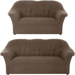 DOMO collection Polstergarnitur Pegnitz, (Set), 3-Sitzer & 2-Sitzer-Set