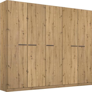 Drehtürenschrank RAUCH Oteli Schränke Gr. B/H/T: 226 cm x 229 cm x 54 cm, Ohne Spiegel, braun (eiche artisan) Kleiderschränke inkl. Einteilung mit 3 Schubladen, zusätzl. Böden, auch Spiegel Bestseller