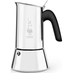 Espressokocher BIALETTI Venus Kaffeemaschinen Gr. 0,08 l, 2 Tasse(n), schwarz (edelstahlfarben, schwarz) Espressokocher Edelstahl