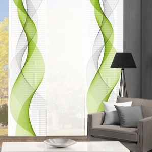 Schiebegardine »OPALIA 3ER SET«, HOME WOHNIDEEN, Paneelwagen (3 St), halbtransparent, Microfaser, HxB: 245x60