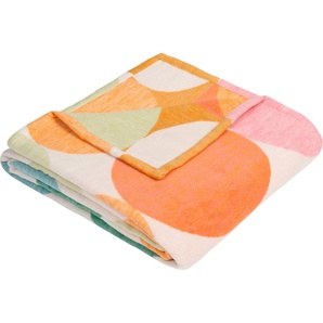 Wohndecke Jacquard Venedig, IBENA, aus zertifizierter Bio-Baumwolle, Kuscheldecke