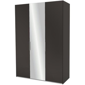 Drehtürenschrank mit Spiegeltüren - grau - 150 cm - 216 cm - 58 cm | Möbel Kraft