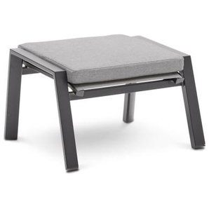 Gartenhocker Ascella, Aluminiumgestell in anthrazit