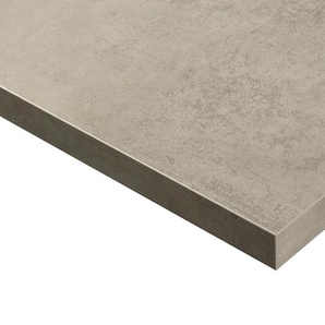 Arbeitsplatte EXPRESS KÜCHEN Trea Tischplatten Gr. B/T/H: 220 cm x 60 cm x 4 cm, grau (betonfarben hell) Zubehör Küchenmöbel in verschiedenen Längen, 600 mm tief, 40 stark