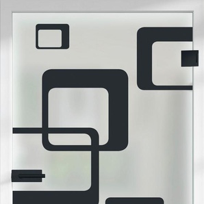 RENOWERK Glastür Eivind, ESG Satinato S76/31 Türen 95,9x197,2 cm Gr. B/H: 95,9 cm x 197,2 cm, Türanschlag DIN rechts, farblos (transparent) Glastüren