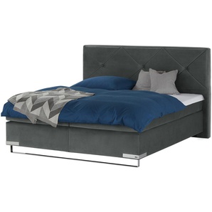 Gallery M Boxspringbett Standardversion Dubai ¦ grau