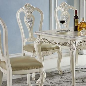 Klassischer Antik Stil Holz Textil Sessel Club Sitz Polster Design Lounge Stuhl