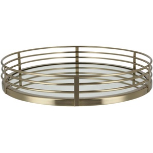 Collection by citamaass Spiegeltablett  Cita Maass ¦ gold ¦ Stahl, Glas , MDF Ø: 35