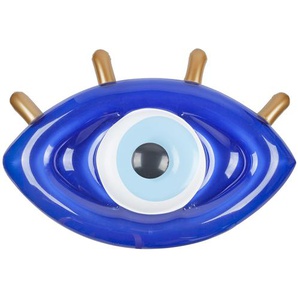 Wasserspaß, XXL Luftmatratze Greek Eye, 180 x 130 x 18 cm, in electric blue, von Sunnylife