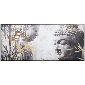 Gerahmtes Leinwandbild Buddha 115x55 cm Unisex