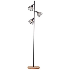 Brilliant Leuchten Stehlampe Avia, ohne Leuchtmittel, Standleuchte mit schwenkbaren Köpfen - 154cm Höhe - E14 Fassung