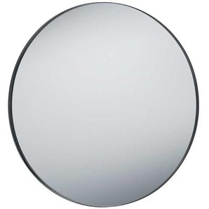 80 cm Durchmesser Spiegel mit Metallrahmen Schwarz