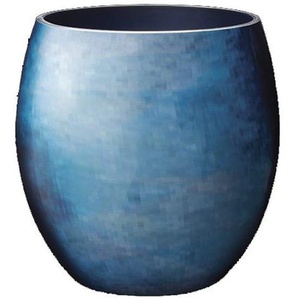 stelton Stockholm Vase - blau-grünen - Höhe 23,4 cm x Ø 20,3 cm