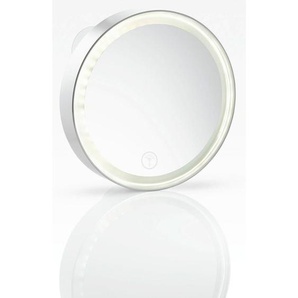 Joop! Kosmetikspiegel Touch , Silber , Kunststoff, Glas , rund , 20x20x4 cm , Schlafzimmer, Spiegel, Schmink- & Kosmetikspiegel
