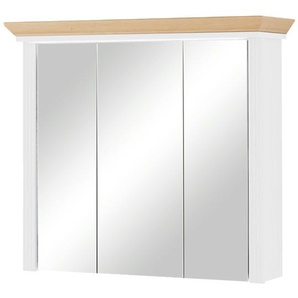 Spiegelschrank, 3-türig  Valparaiso | weiß | 83 cm | 75 cm | 25 cm |
