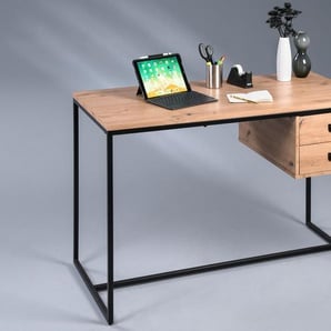 Massivholz Schreibtisch MELBOURNE 120x60 in Artisaneiche