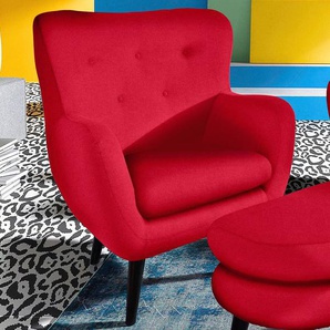 INOSIGN TV-Sessel Luxus-Microfaser ALCAZAR, B/H/T: 91 cm x 102 83 rot Fernsehsessel und Sessel