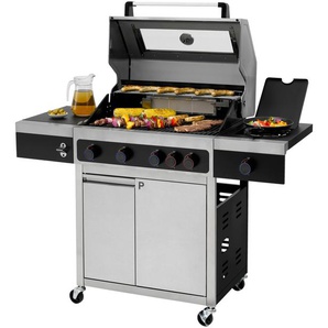 Gasgrill TEPRO Keansburg 4 Special Edition Grills B/H/T: 138 cm x 118 cm x 62 cm, grau Grill BxTxH: 138x62x118 cm