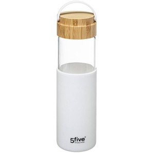 Wasserflasche MODER mit Bambusdeckel, Glas, 0,55 l
