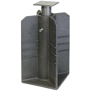 Bodenhülse für Ampelschirme - grau - 28 cm - 47,5 cm - 28 cm | Möbel Kraft