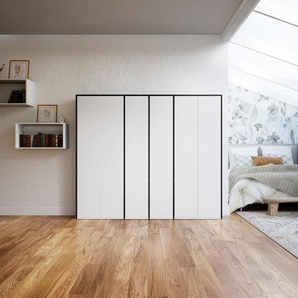 Aktenschrank Weiß - Flexibler Büroschrank: Türen in Weiß - Hochwertige Materialien - 228 x 195 x 34 cm, Modular