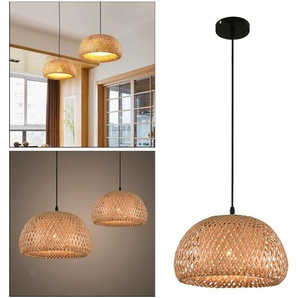 Kreative Bambus-kronleuchter-lampen-deckenleuchte Wicker Für Esszimmer-dekor